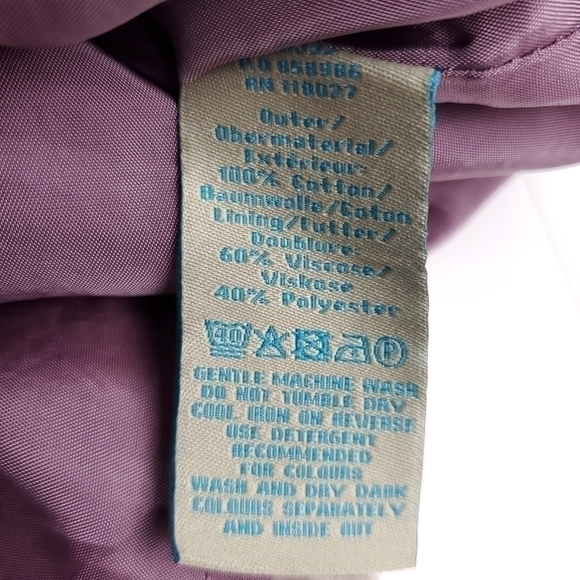 🔴 Anthropologie Boden Beige Coral Blue Floral Corded Boho Dress Sz 8R - Picture 15 of 15